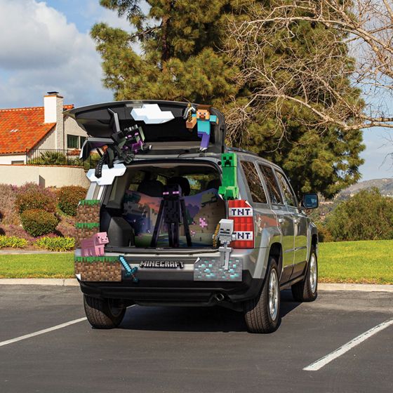 Décoration pour valise de voiture Minecraft