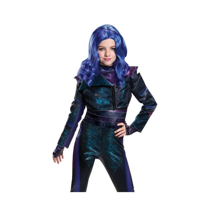 Perruque enfant bleue Mal (Descendants)