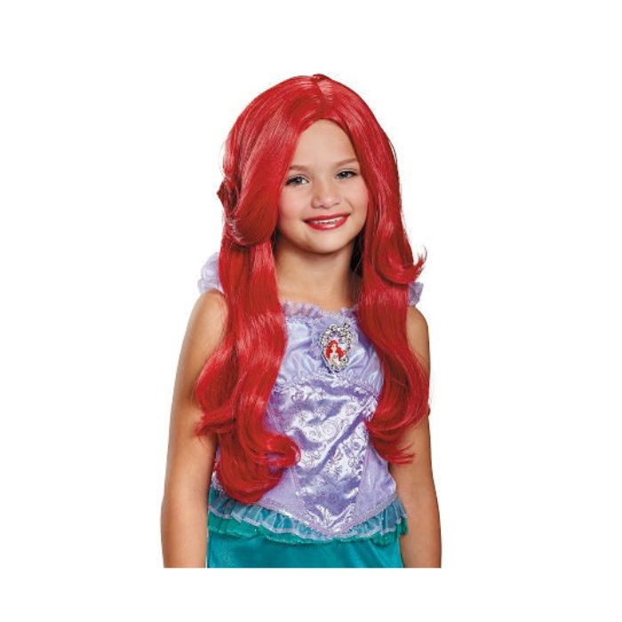 Perruque enfant rouge Ariel (La petite sirène)