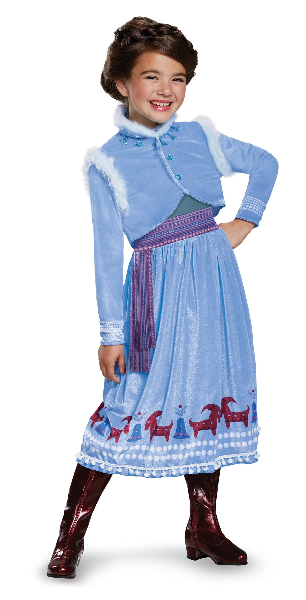 Costume tout-petit La reine des neiges - Anna (3-4 ans)