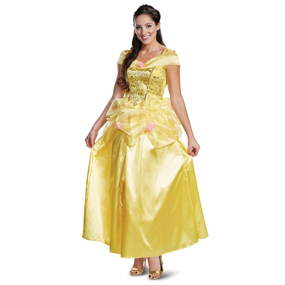 Costume femme La belle et la bête - Belle robe jaune