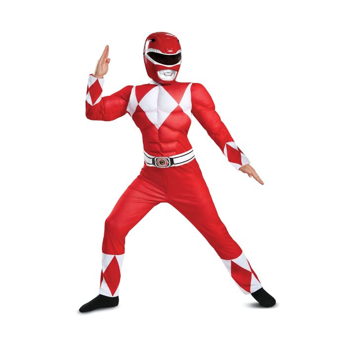 Costume enfant Power Rangers rouge