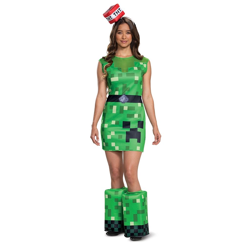Costume femme Minecraft - Creeper
