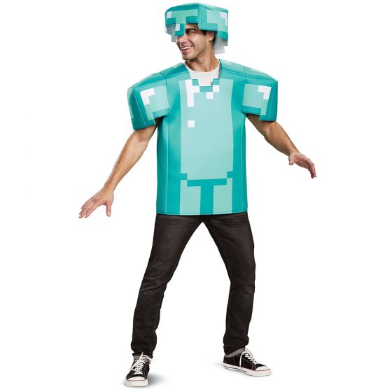 Costume homme Minecraft armure (STD)