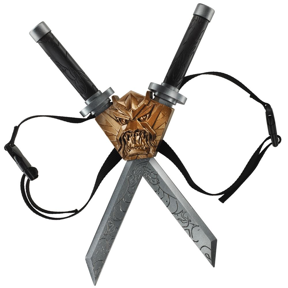 Ensemble dragon ninja épées 17 po (x2) et étui ajustable