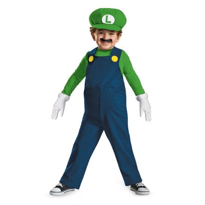 Costume enfant Luigi Super Mario (3-4 ans)