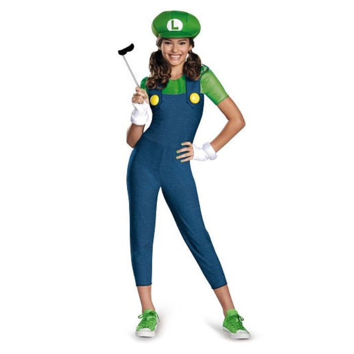 Costume enfant Super Mario - Luigi (7-8 ans)