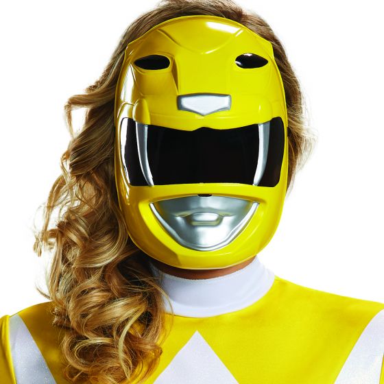 Masque de Power Rangers jaune pour adulte
