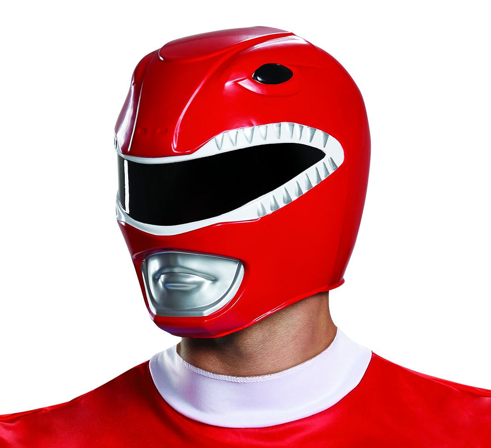 Casque de Power Rangers rouge pour adulte