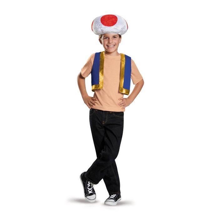 Chapeau et veste de Super Mario Toad