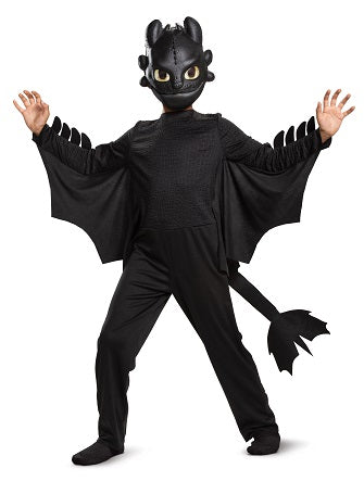 Costume enfant Dragons - Toothless (Krokmou)
