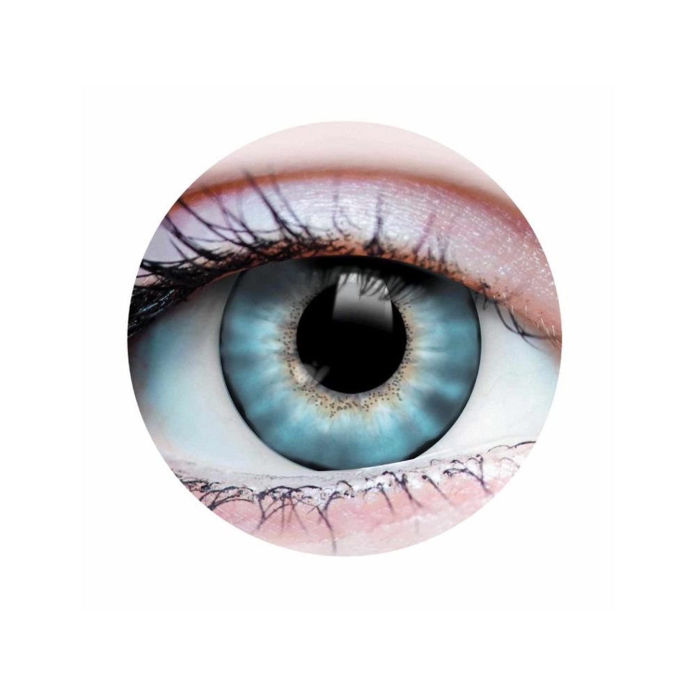 Verre de contact bleu océan (1 paire)