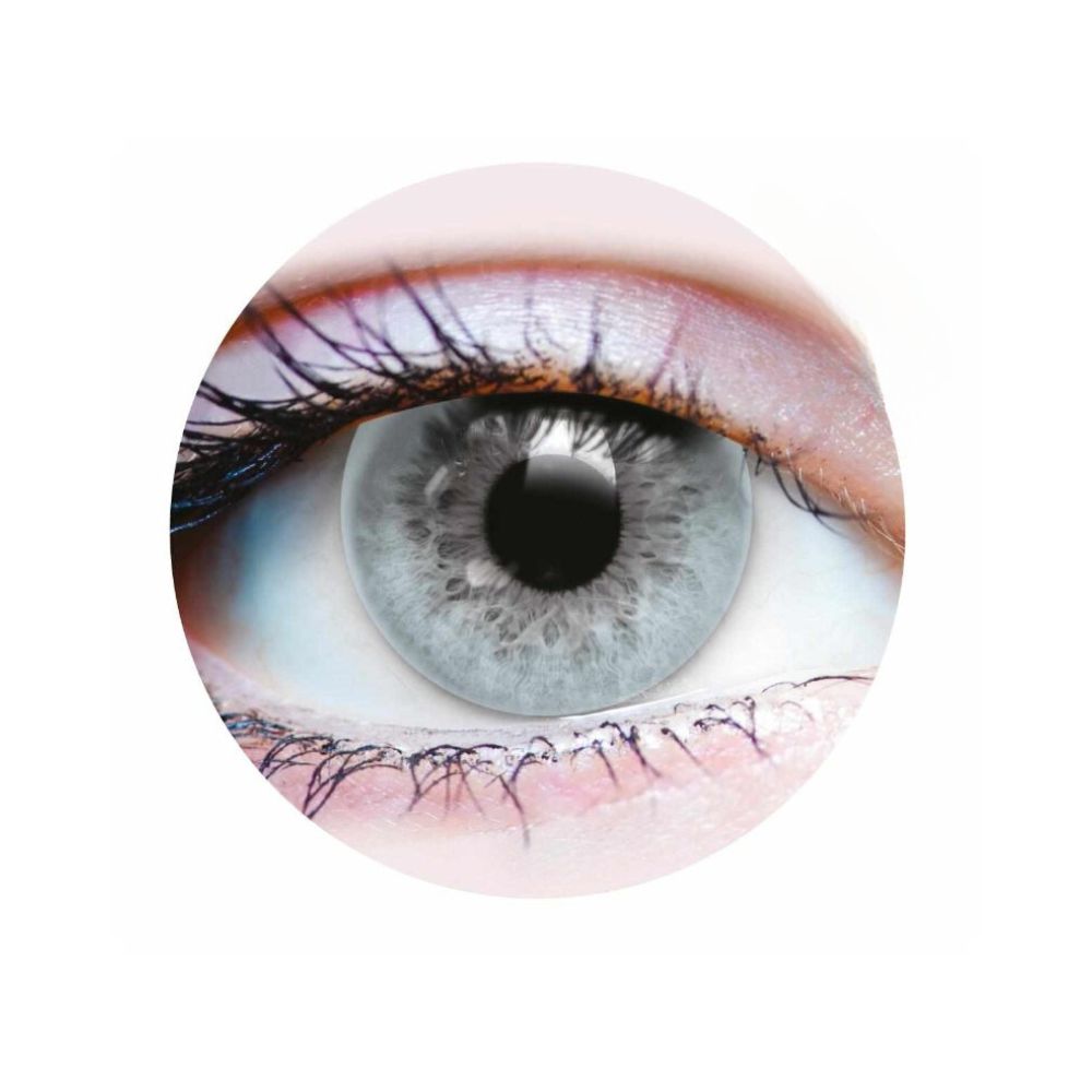 Verre de contact bleu gris (1 paire)