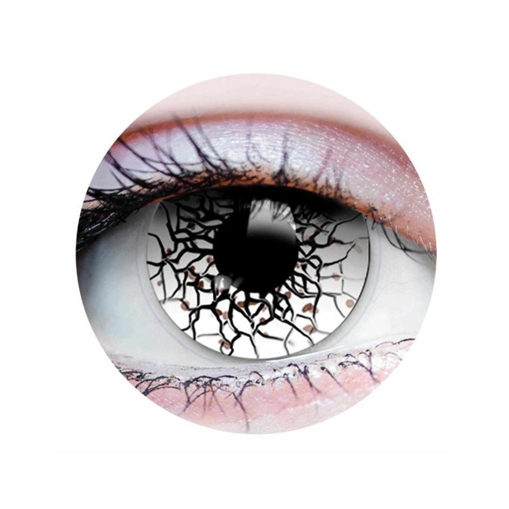 Verre de contact injecté sang noir Berserker (1 paire)