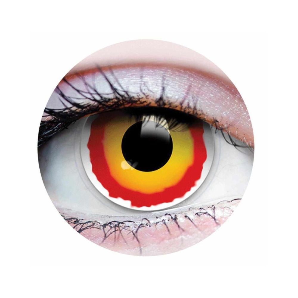 Verre de contact jaune et orange Sith (1 paire)