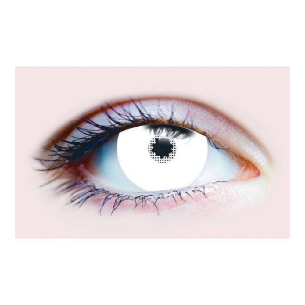 Verre de contact blanc mini sclera