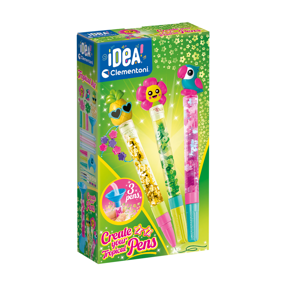 Ensemble de création de stylos tropicaux Idea (6 ans et plus)
