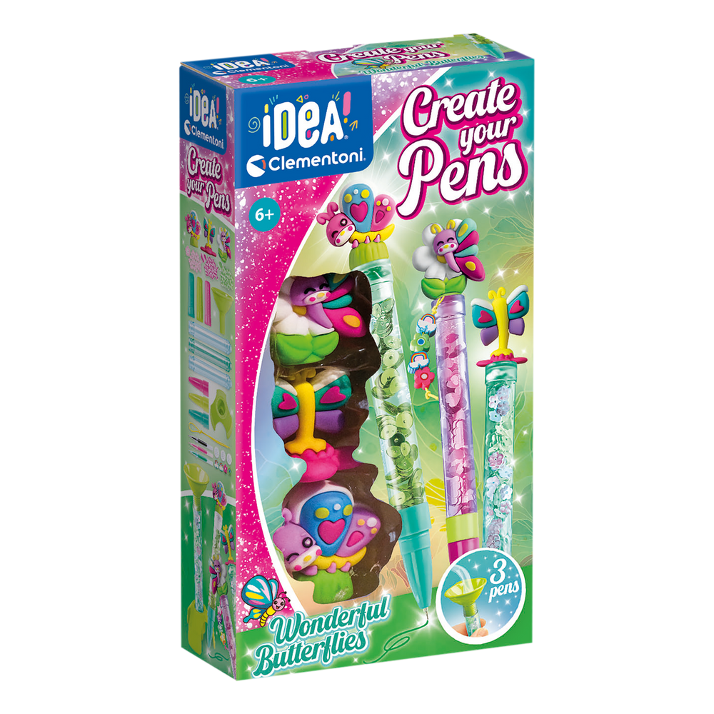 Ensemble de création de stylos papillons Idea (6 ans et plus)