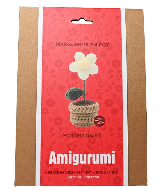 DIY création de porte-clés au crochet tournesol en pot (14 ans et plus)