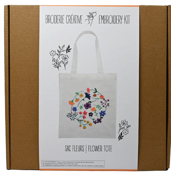 DIY broderie créative sac fleuri (14 ans et plus)