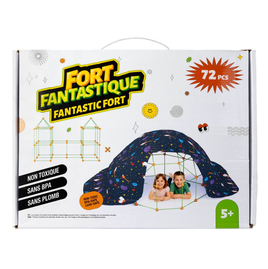 Fort fantastique à construire (5 ans et plus, 72 morceaux)