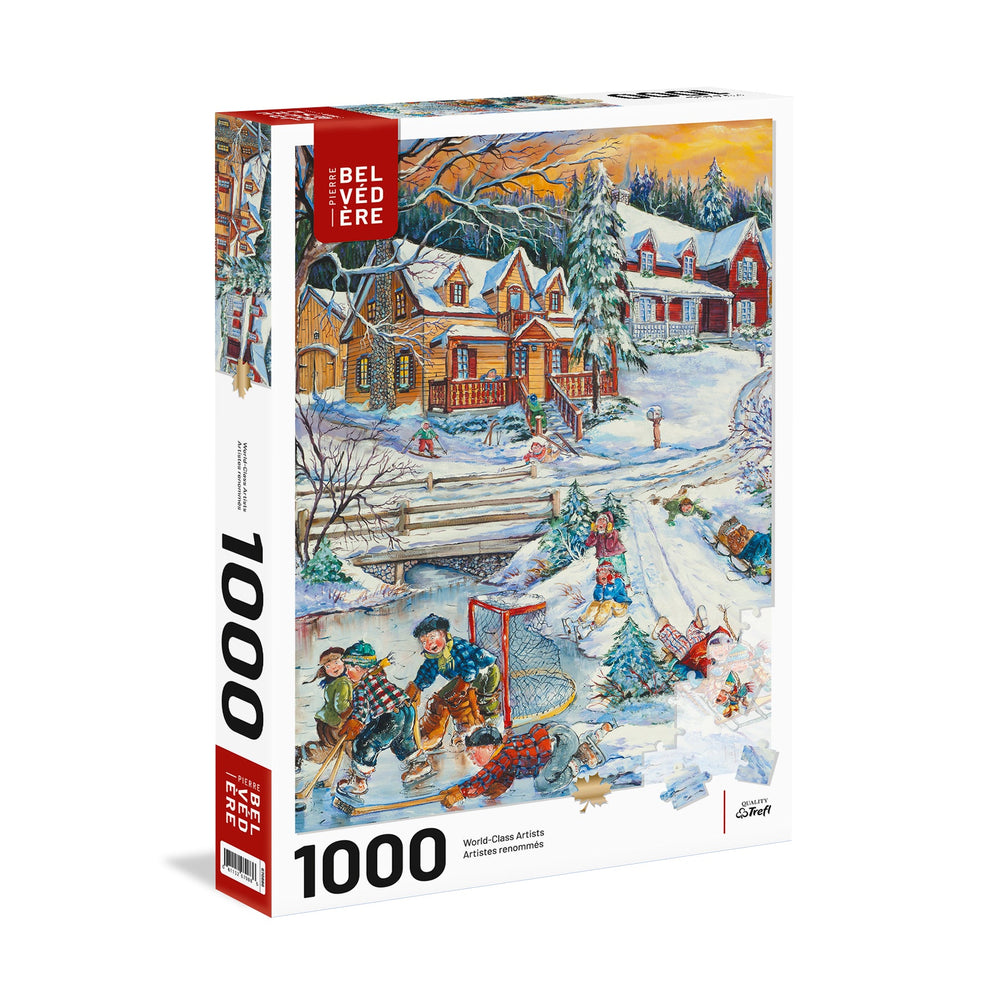 Casse-tête 1000 morceaux s'amuser l'hiver