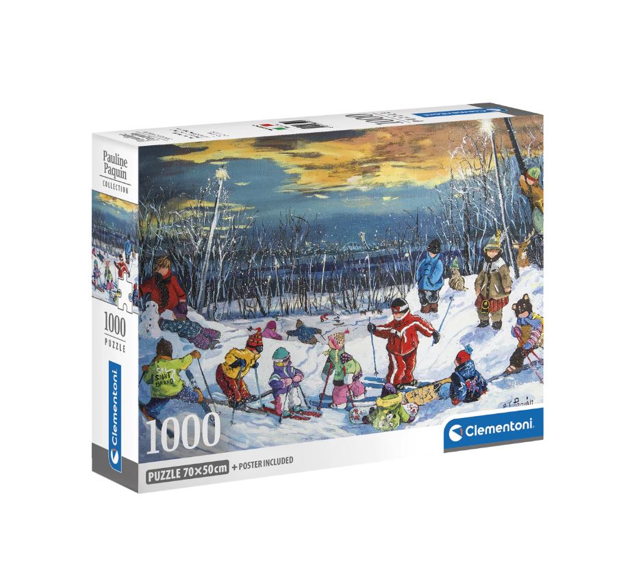 Casse-tête 1000 morceaux allons skier ensemble