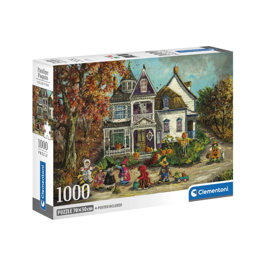 Casse-tête 1000 morceaux la maison hantée