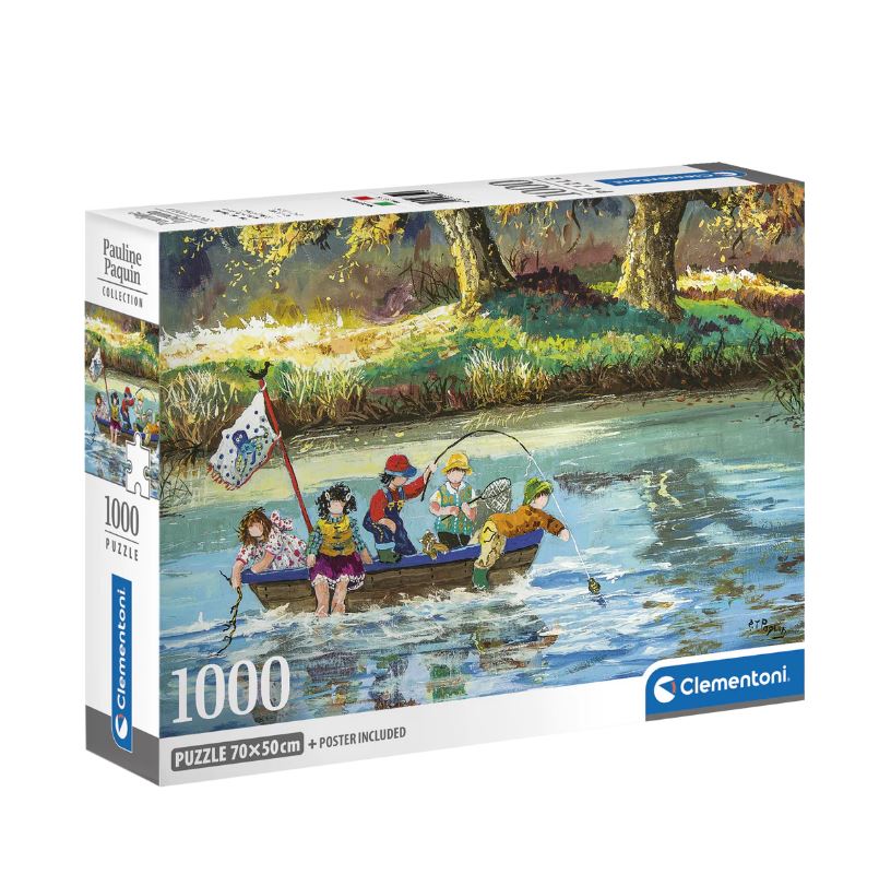 Casse-tête 1000 morceaux histoire de pêche