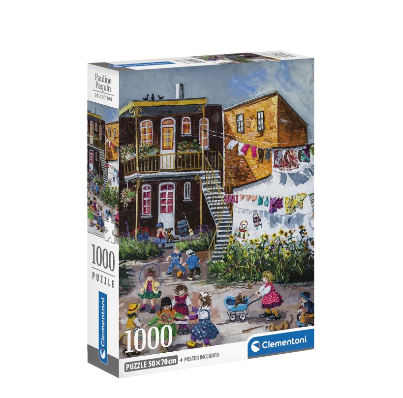 Casse-tête 1000 morceaux la fête de quartier