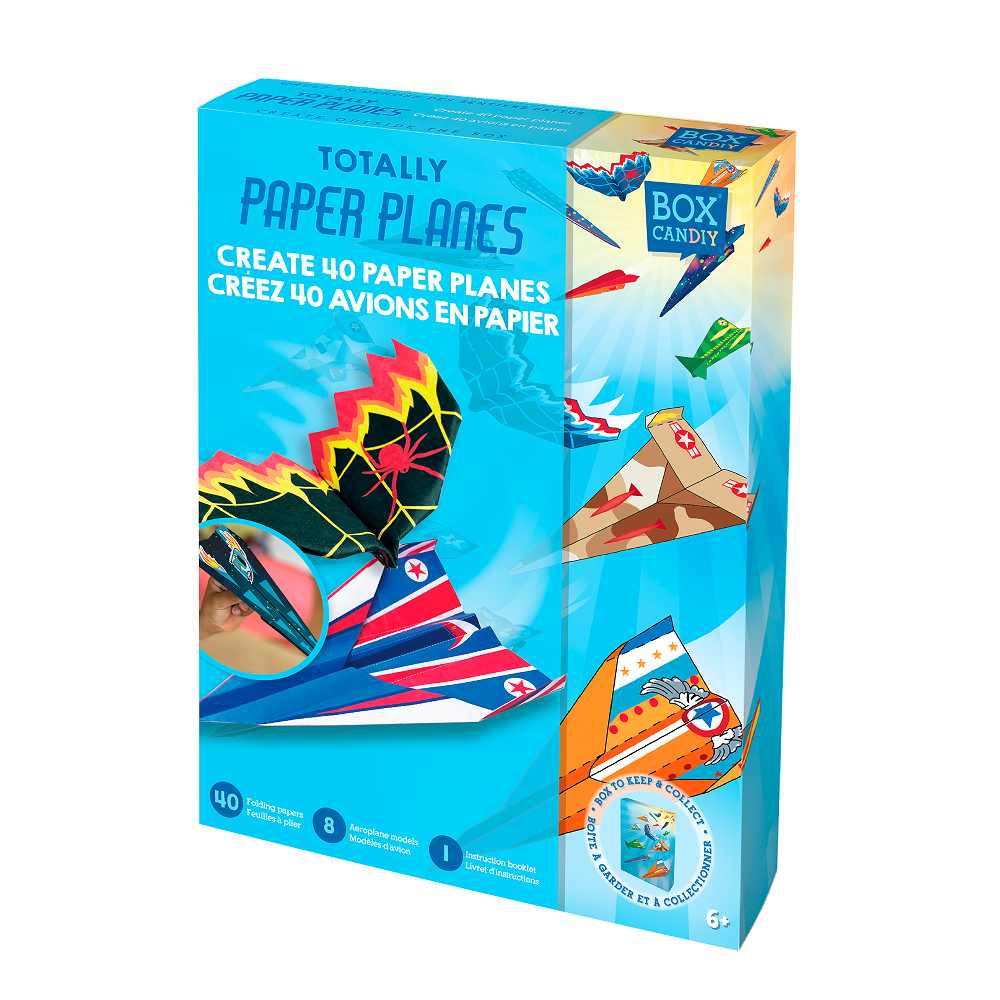 Boîte d'avion en papier à créer (6 ans et +)