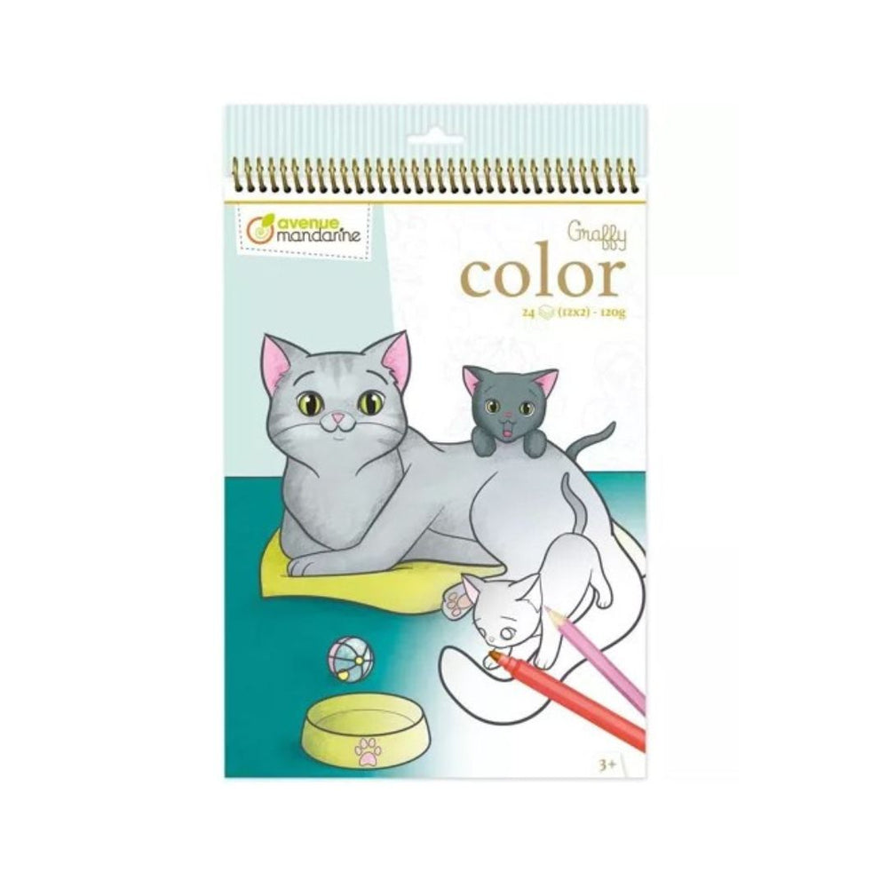 Cahier à colorier Graffy Color