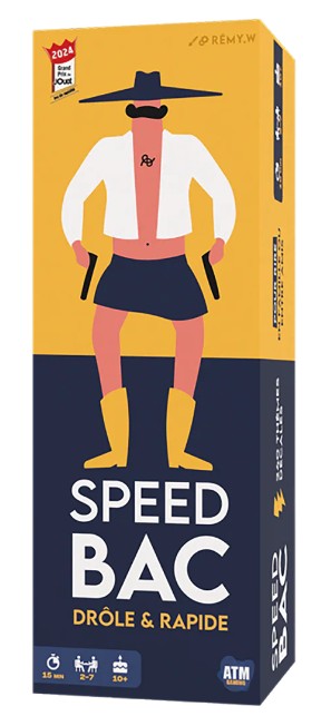 Jeu Speed Bac - Jaune (10 ans et plus, 2 à 7 joueurs)