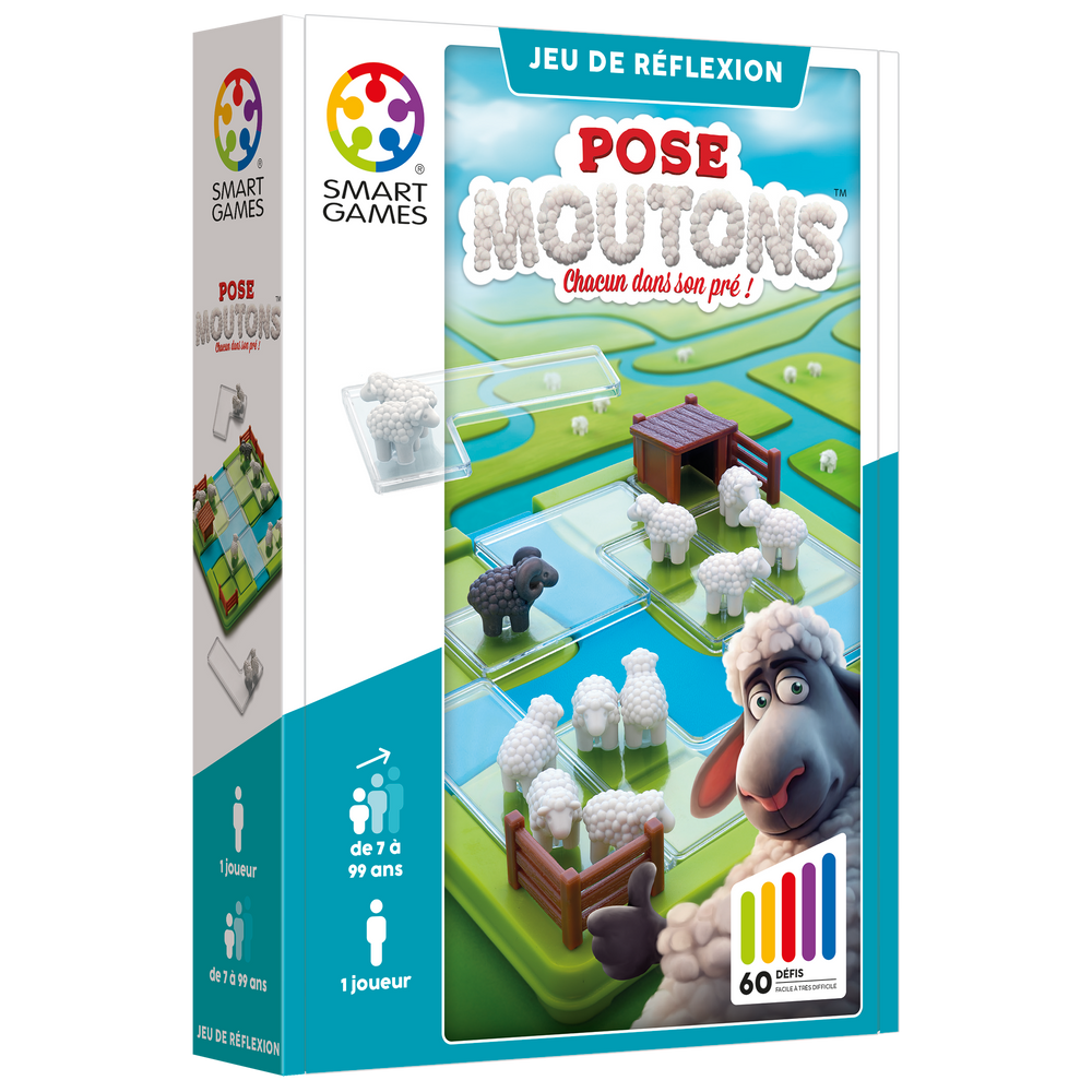 Jeu de réflexion Pose-moutons Smart Games (7 ans et plus)