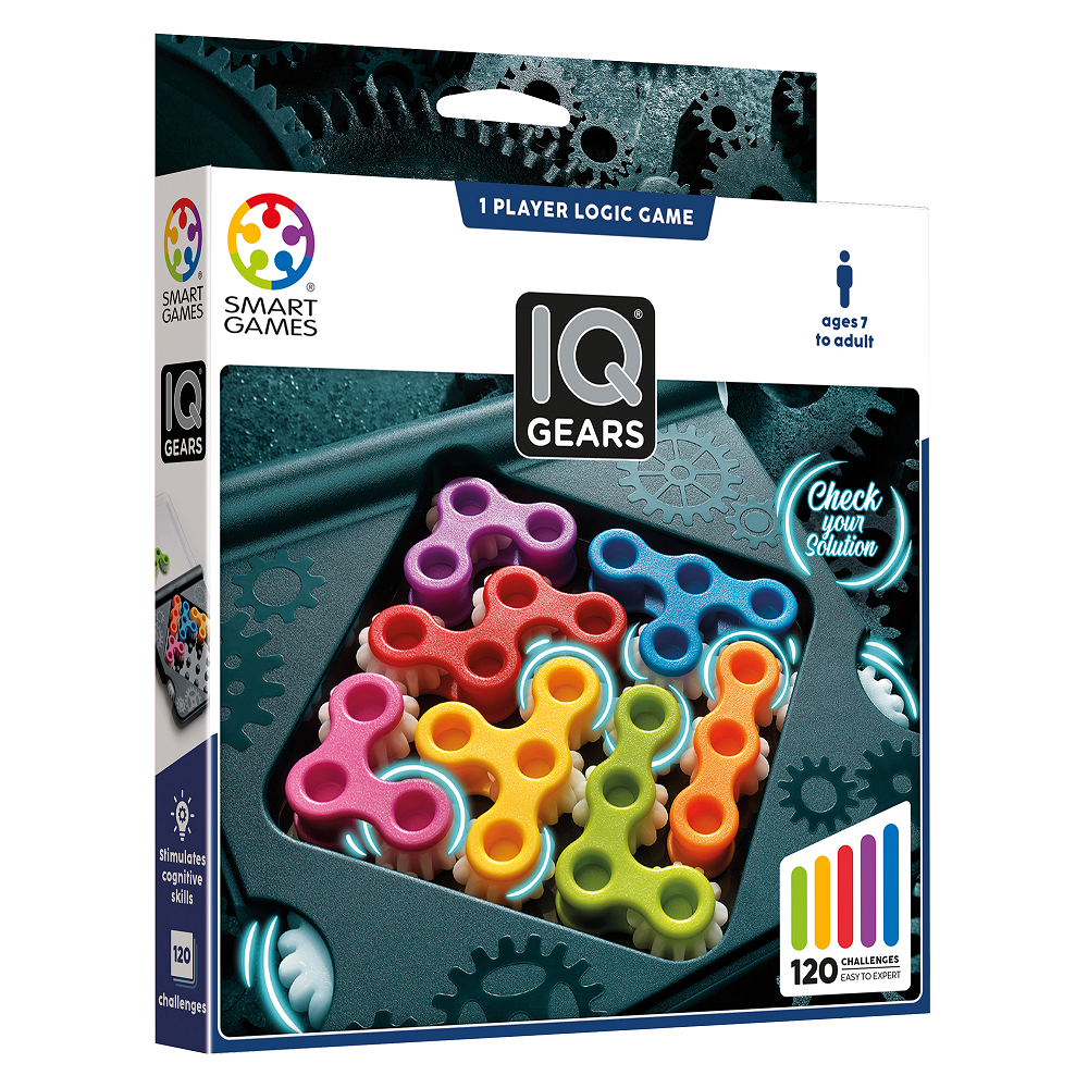 Jeu IQ Gears Smart Games (1 joueur, 7 ans et +)