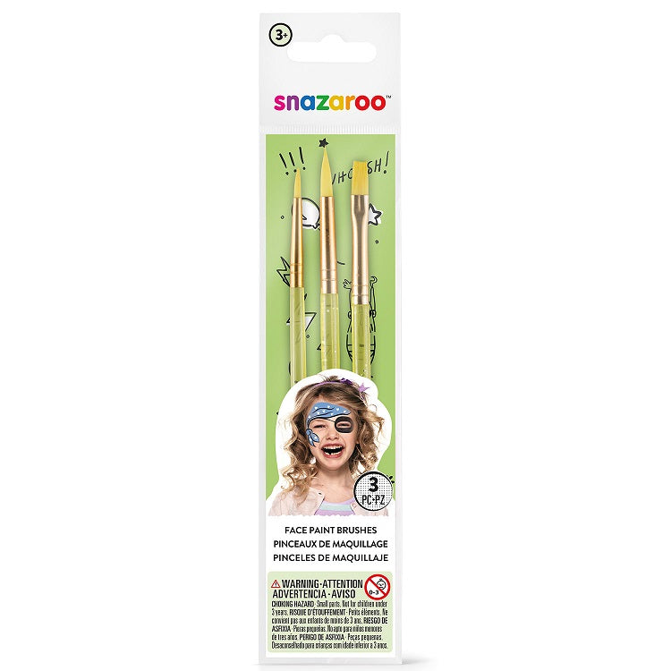 Pinceau à maquillage Snazaroo (paquet de 3)