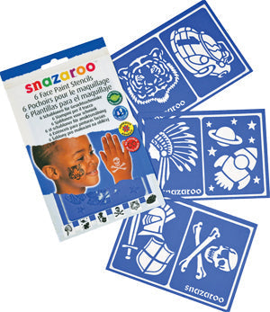Pochoir Snazaroo aventure (paquet de 6)