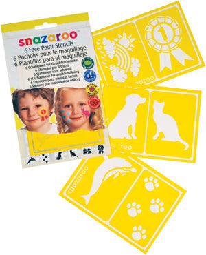 Pochoir Snazaroo unisexe (paquet de 6)
