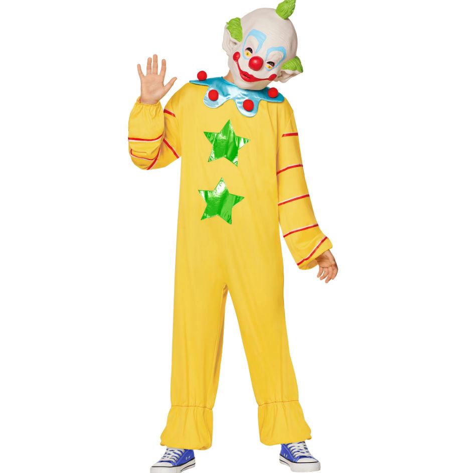 Costume enfant clown tueur jaune (XL)
