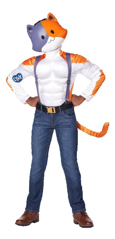 Costume enfant Fortnite - Meowscles (10-12 ans)