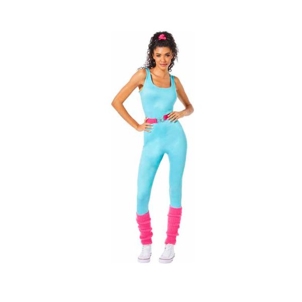 Costume femme Barbie aérobique