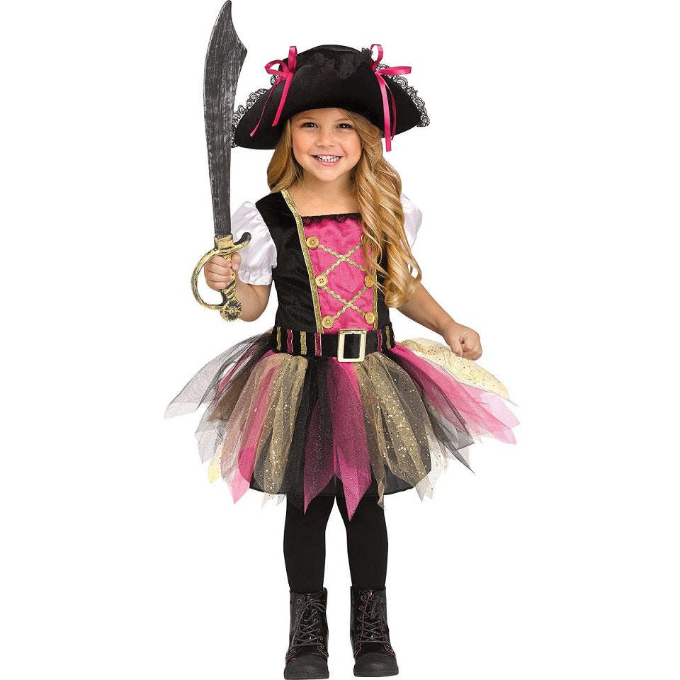 Costume tout-petit pirate rose