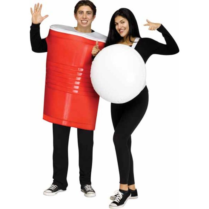 Costume de couple Beer Pong