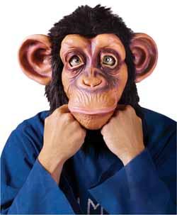 Masque de singe avec fourrure