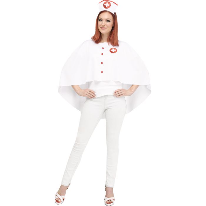 Costume femme poncho infirmière