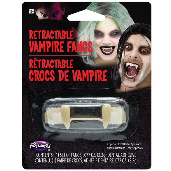 Dents de vampire rétractables