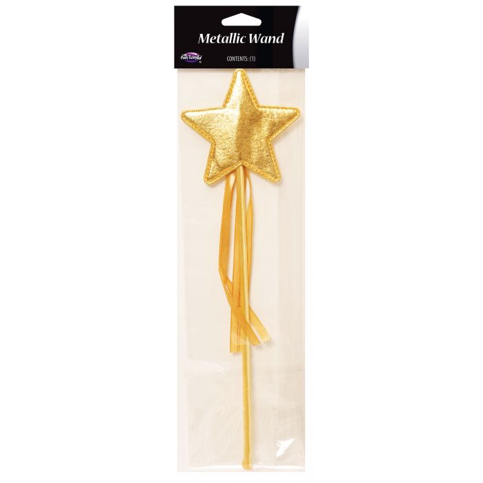 Baguette magique pour enfant étoile or