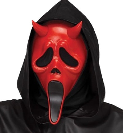 Masque de fantôme film de peur rouge