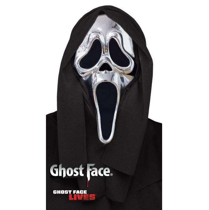 Masque Ghost Face argent pour adulte