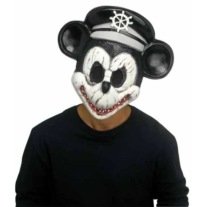 Masque adulte Mickey tueur (Steamboat Willie)